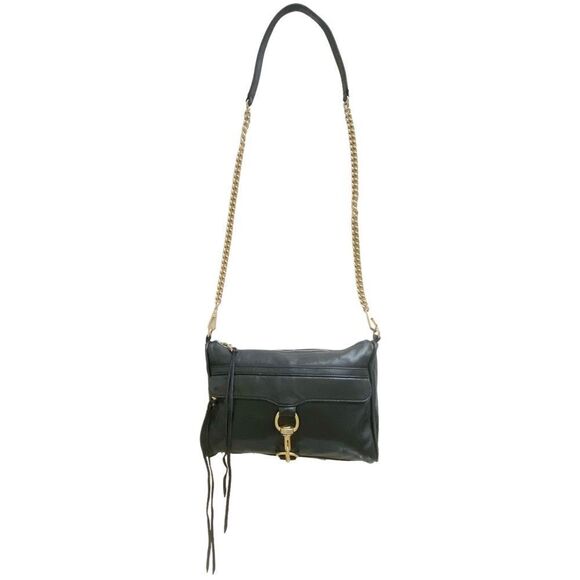 REBECCA MINKOFF Black & Gold MAC Crossbody Bag - Picture 3 of 5